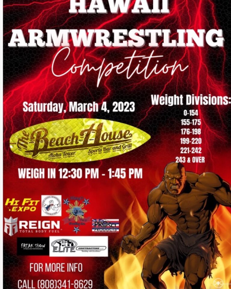 (HI) Hawaii Armwrestling Competition